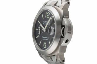 Thumbnail von Panerai Luminor Marina Automatic Stahl / Titan Automatik Herrenuhr Ref. PAM00221