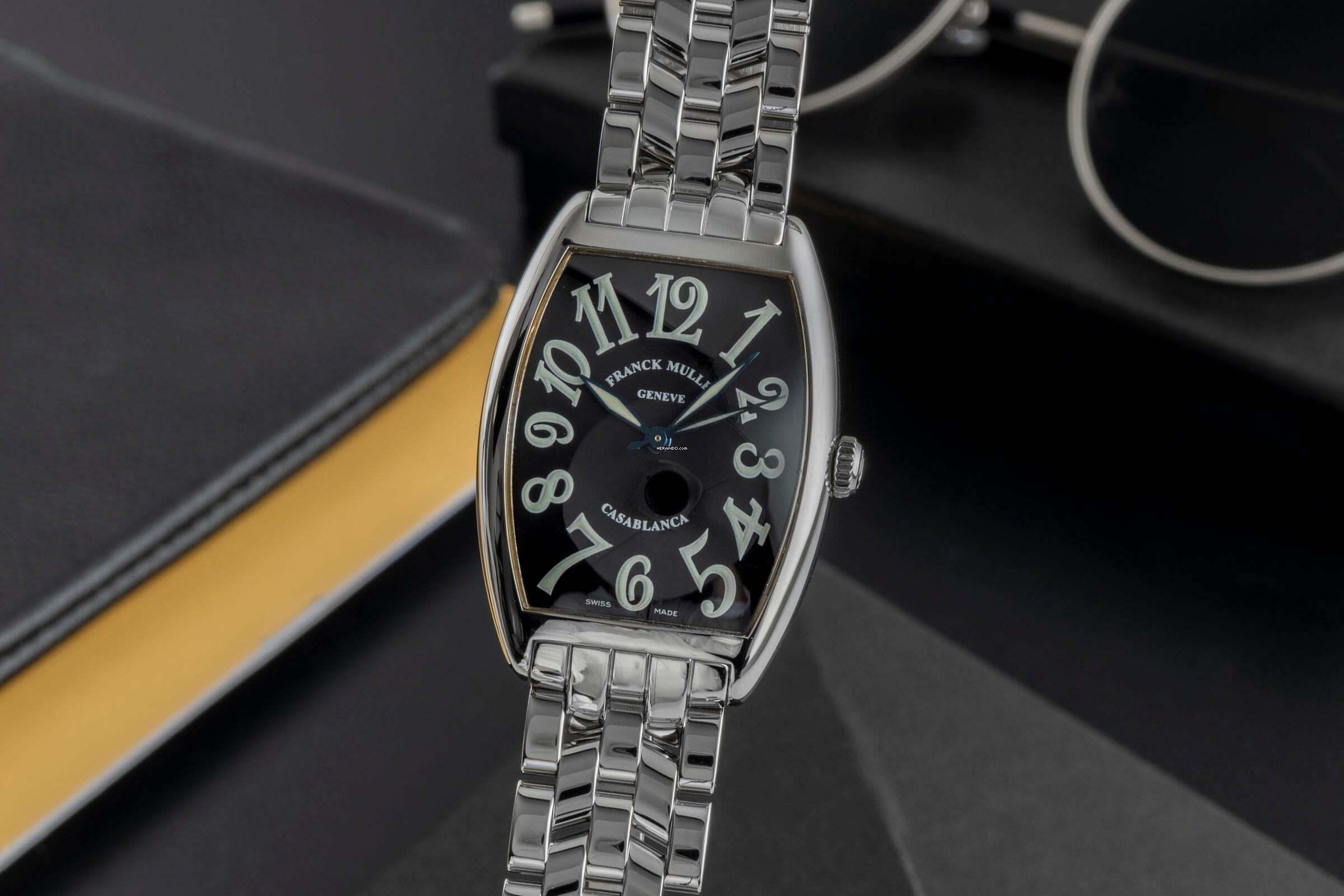 Franck Muller Casablanca Automatik Edelstahl Herrenuhr Ref. 2852 Klassiker