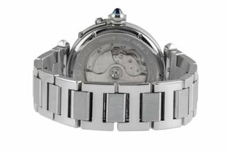Thumbnail von Cartier Pasha XL Automatik Night & Day Edelstahl Herrenuhr Ref. W31093M7