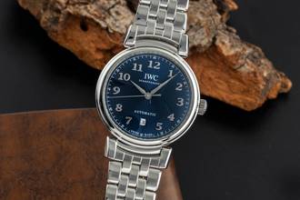 Thumbnail von IWC Da Vinci Automatic Blue Dial Edelstahl Automatik Ref. IW356605 Box