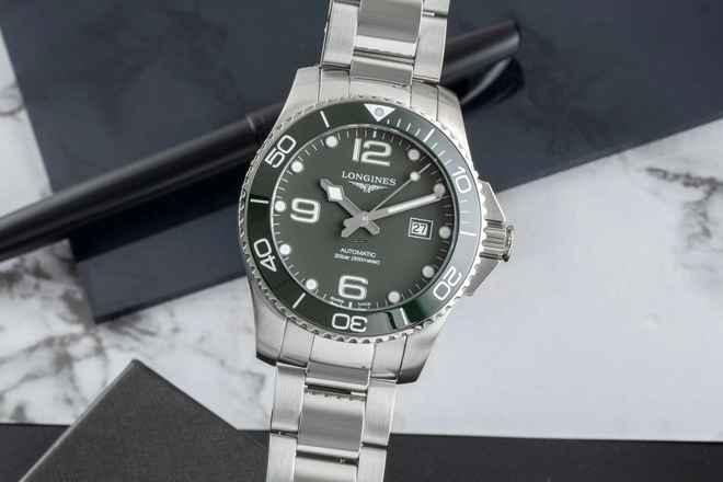  Longines HydroConquest Hydro Conquest Stahl Automatik Herrenuhr Ref. L3.782.4.06.6 B&P 2020 
