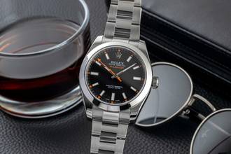 Thumbnail von Rolex Milgauss Black Dial Stahl Automatik Ref. 116400 V-Serie B&P 2012 LC 100