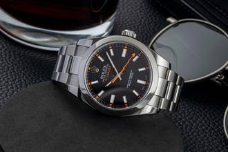 Thumbnail von Rolex Milgauss Black Dial Stahl Automatik Ref. 116400 V-Serie B&P 2012 LC 100