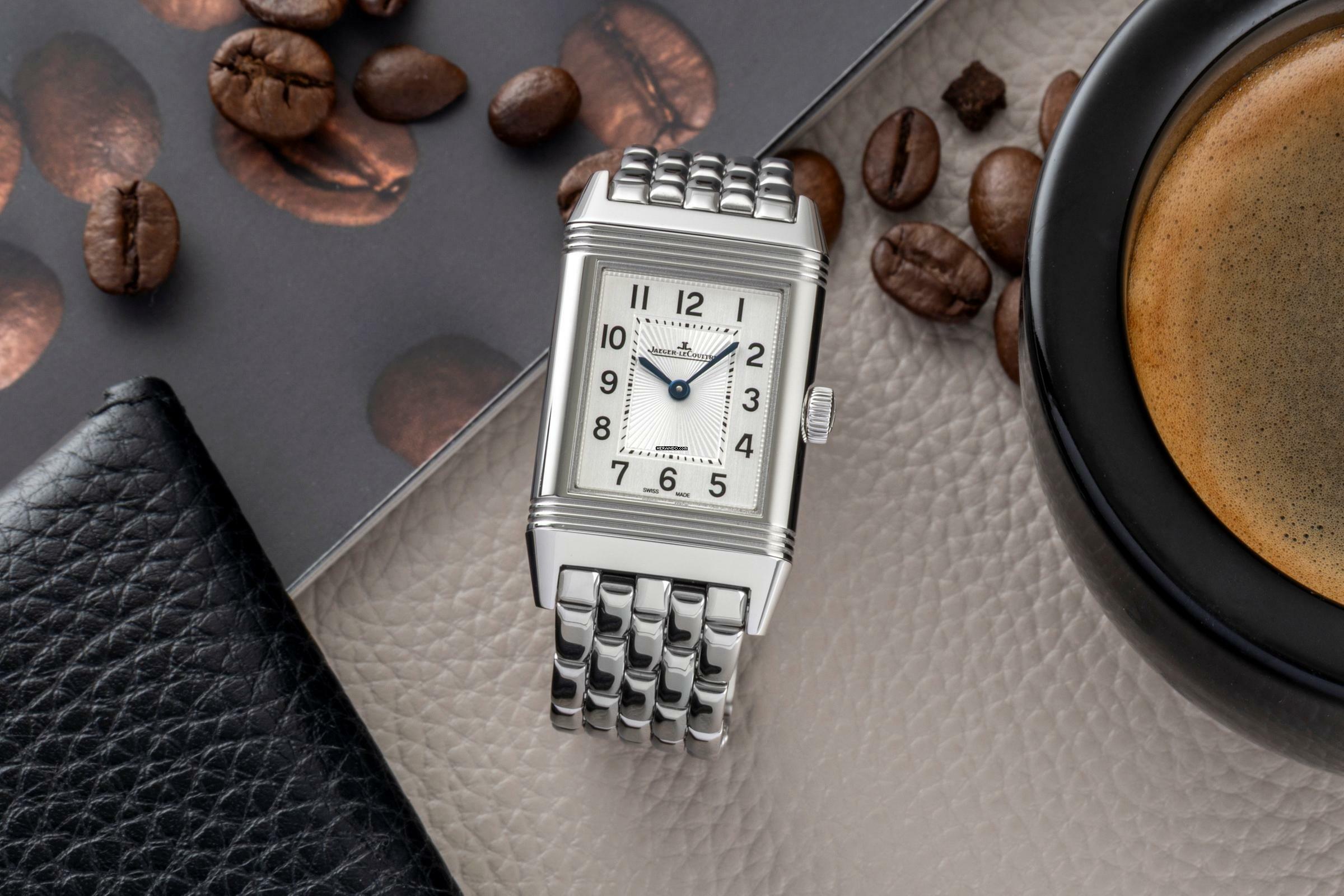 Jaeger-LeCoultre Reverso Lady Stahl Handaufzug Damenuhr Ref. Q2608140 221.8.86