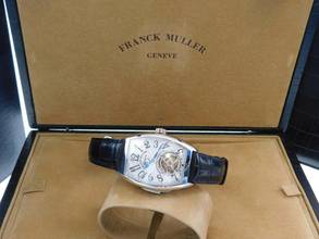 Thumbnail von Franck Muller Platinum Tourbillon Repetition Watch 36 X 50MM. 7880 RMT RARE Rarität Platinum Tourbillon Repetition Herrenuhr Full Set