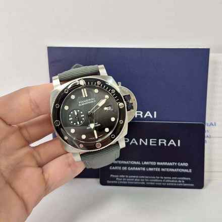  Panerai Submersible Quarantaquattro Grigio Roccia Ceramic 44mm Automático Completo 