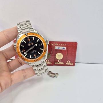  Omega Seamaster Planet Ocean Ceramic 45mm Automático Completo 