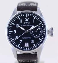 Thumbnail von IWC Große Fliegeruhr Big Pilot's Stahl Black 46mm 7-Tage Werk Automatik Fliegeruhr Pellaton