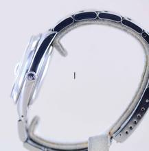 Thumbnail von Rolex Oyster Perpetual Date 15000 Automatic Blue Stick dial Oysterband Stahl 1985 Vintage rar