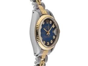 Thumbnail von Rolex Lady-Datejust Ref.6917 1978 Box&Beschreibung sehr gut Vintage Datejust Stahl 18kt Gelbgold Diamanten open 6/9