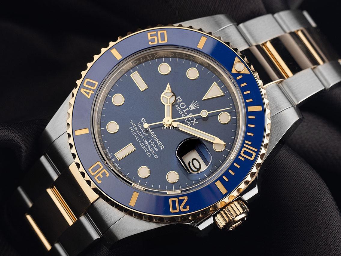 Rolex Submariner Date Ref.126613LB 2021 Full Set wie Neu Submariner Date