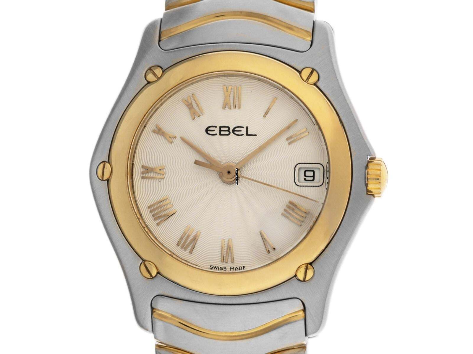 Ebel Classic Wave Ref.1087F21 2000 original Box sehr gut Vintage Classic Wave
