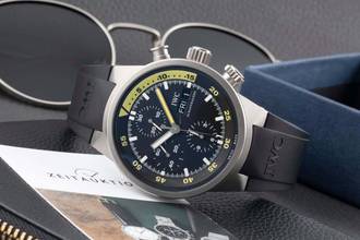Thumbnail von IWC Aquatimer Chronograph Schaffhausen Aquatimer Chronograph Automatik Titan Ref. IW371918 B&P 2007