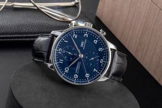 Thumbnail von IWC Portugieser Chronograph Edizione Limitata 150 Anni Automatico Ref IW371601 B&P