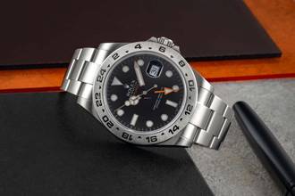 Thumbnail von Rolex Explorer II Black Dial Edelstahl Automatik Herrenuhr Ref. 216570 B&P 2016