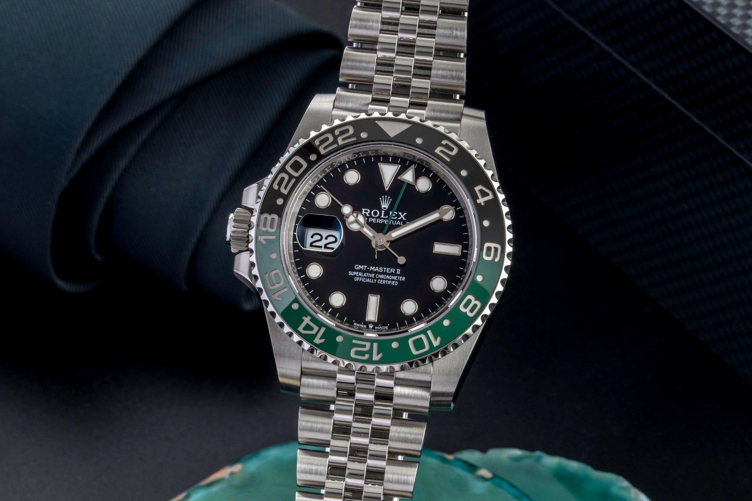 Montre homme automatique Rolex GMT-Master II Sprite Ref. 126720VTNR B&P 2025