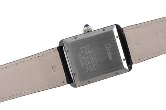 Thumbnail von Cartier Tank Solo XL Edelstahl Automatik Herrenuhr Ref. WSTA0029 B&P