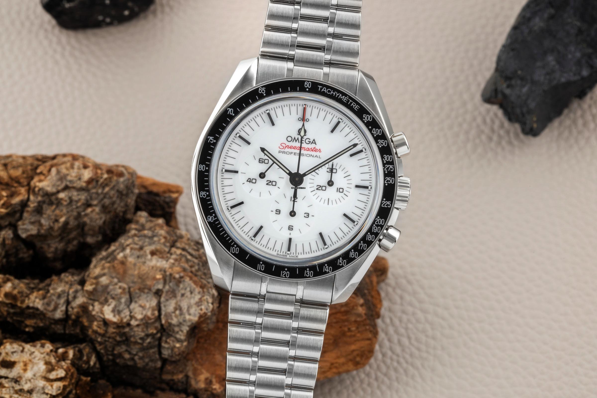 Omega Speedmaster Professional Moonwatch Chronograph Stahl Ref. 310.30.42.50.04.001 B&P 2025