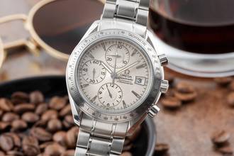 Thumbnail von Omega Speedmaster Date Chronograph Stahl Automatik Ref. 3211.30.00