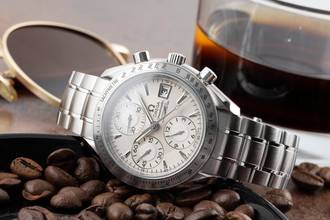 Thumbnail von Omega Speedmaster Date Chronograph Stahl Automatik Ref. 3211.30.00