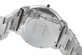 Thumbnail von Cartier Ronde de Cartier Solo De Cartier Automatik Datum Stahl Herrenuhr Ref. WSRN0012