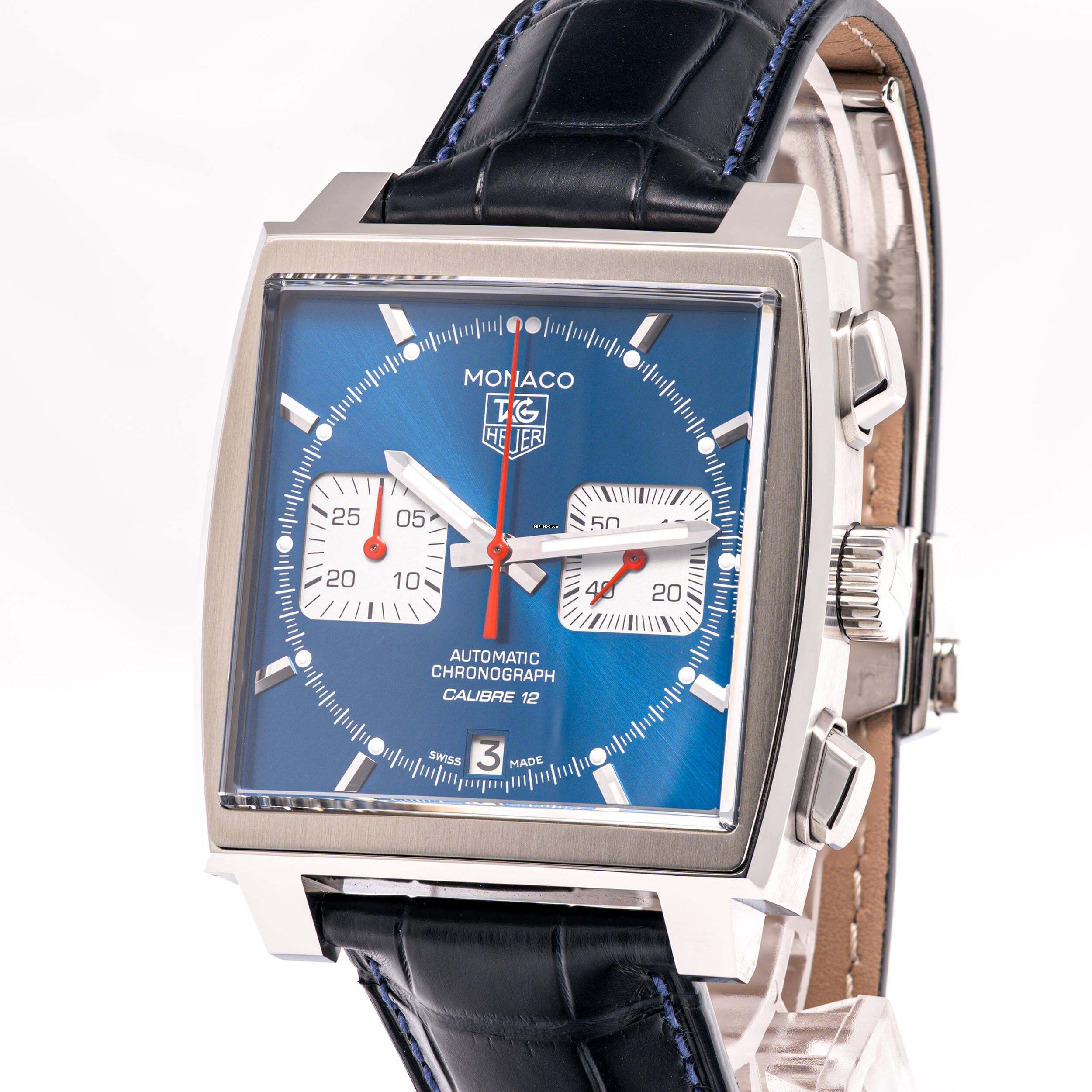 TAG Heuer Monaco Calibre 12 39 – CAW2111 – NEW & Unworn – 03/2026 Full Set