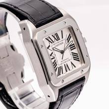 Thumbnail von Cartier Santos 100 XL White – 2656 – Good Condition – 2008 Full Set