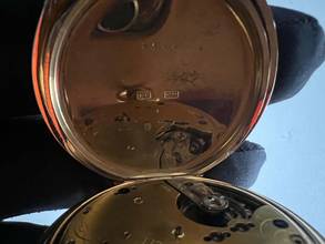 Thumbnail von Krackauer Taschenuhr 750er Gelbgold Repetition