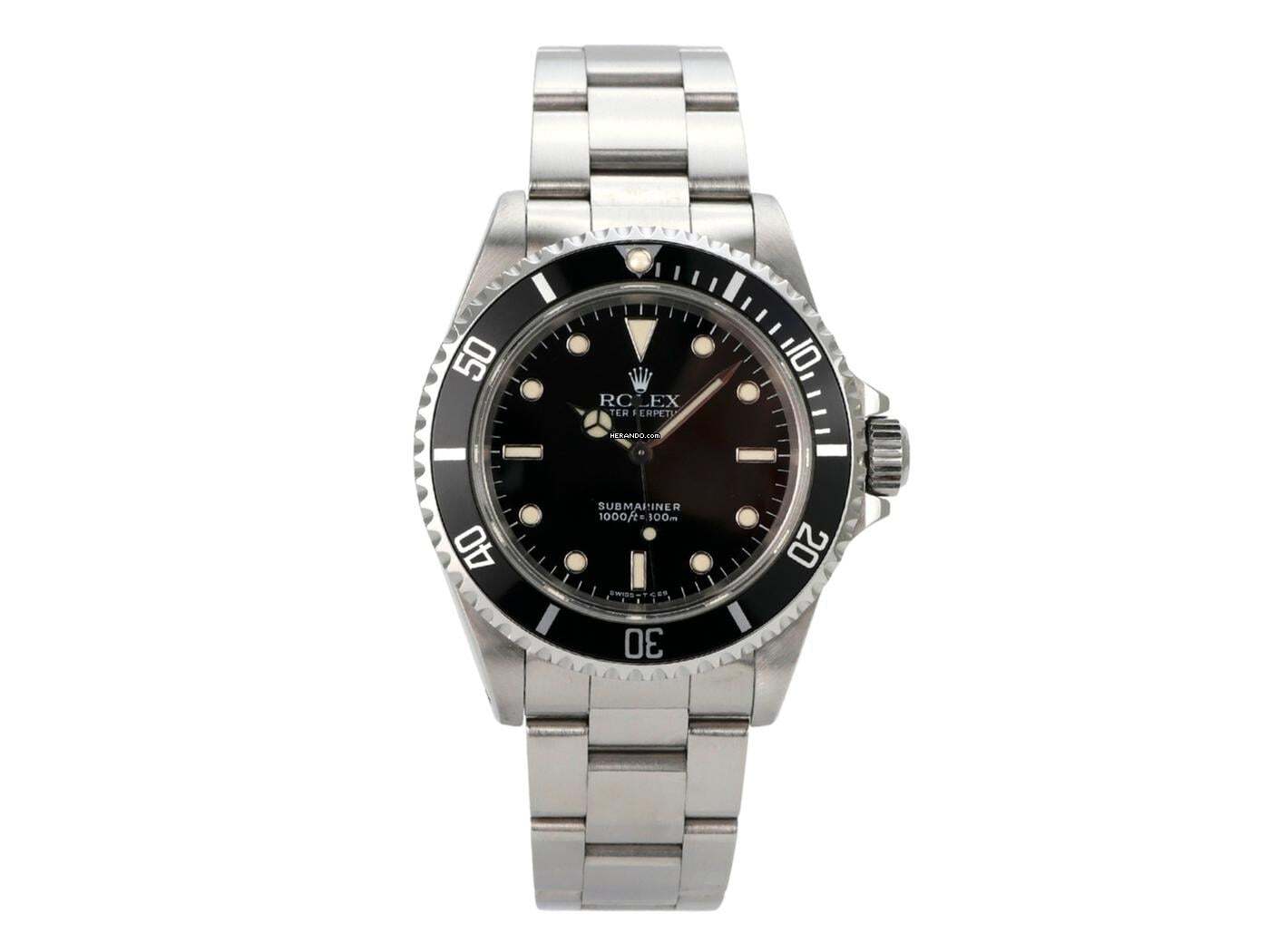 Rolex Submariner (No Date) 40 Edelstahl Ref. 14060