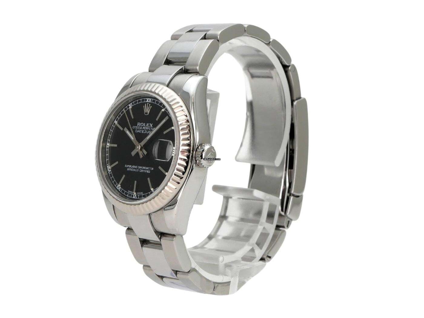 Rolex Datejust 31 mm Ref. 178274 Schwarz