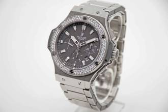 Thumbnail von Hublot Big Bang 44 mm Evolution Earl Grey 44mm Factory Diamond perfektes 301.ST.5020 Fullset deutsche Auslieferung