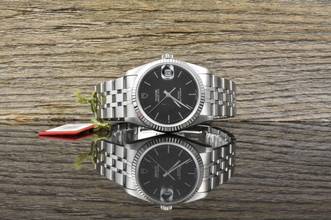 Thumbnail von Tudor Prince Date 74034 NOS / UNGETRAGEN Black Dial - Full Set 2002