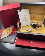 Thumbnail von Tudor Prince Date 74034 NOS / UNGETRAGEN Black Dial - Full Set 2002
