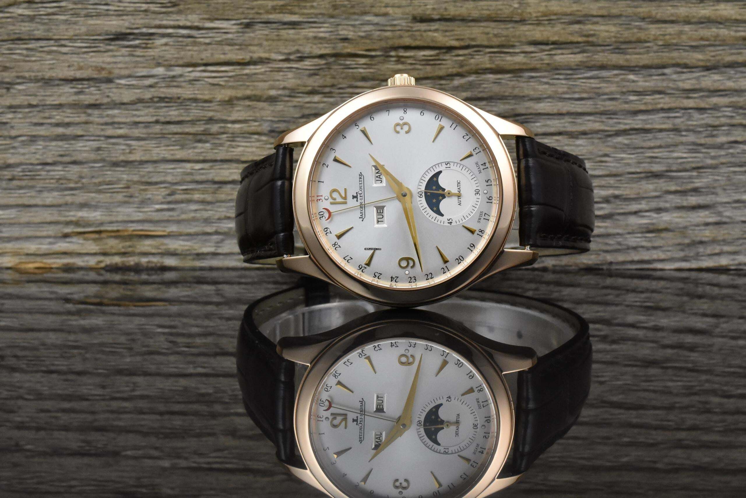 Jaeger-LeCoultre Master Calendar Moon Phase 18k Roségold - B&P 2019