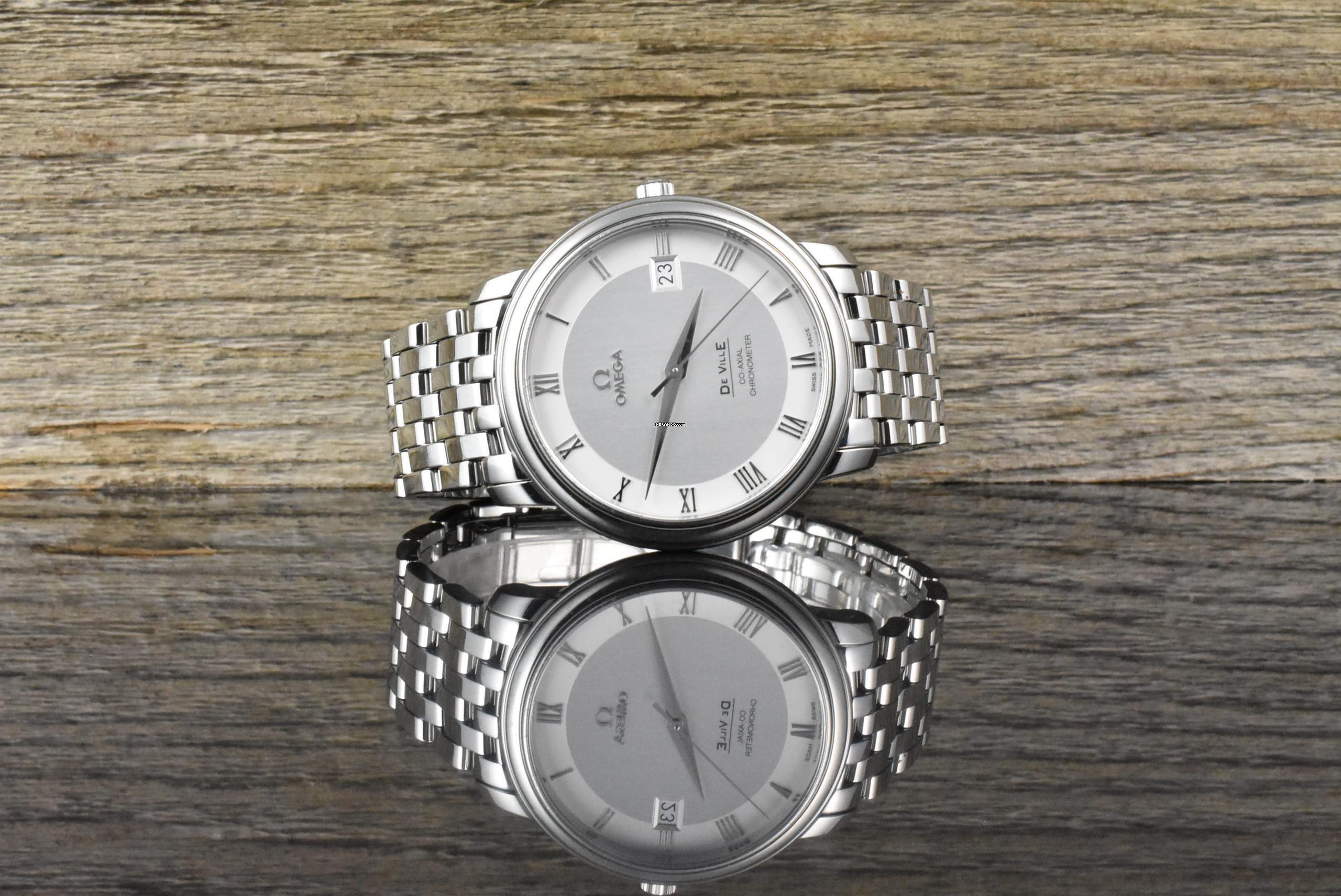 Omega De Ville Prestige Co Axial 37MM Silver Dial - Automatik - 2012