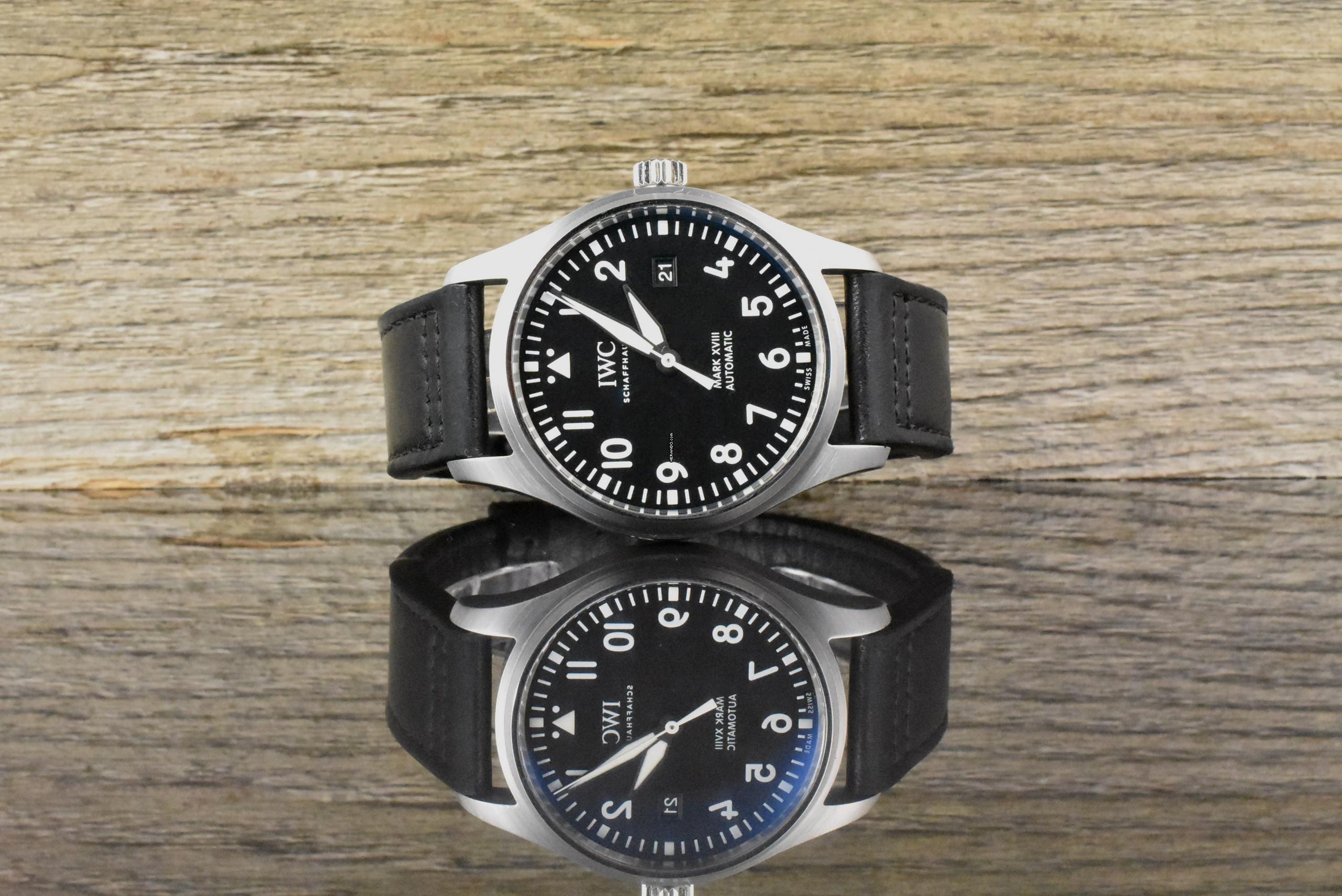 IWC Fliegeruhr Mark XVIII IW327001 Automatic - Card 2018
