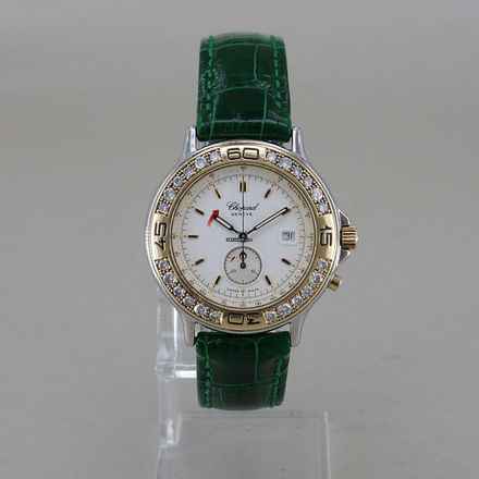  Chopard Mille Miglia Edelstahl/18k Gold Ø 31 mm Lünette orig. Brillantbesatz Top Zustand 