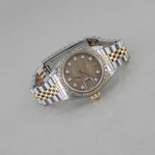Thumbnail von Rolex Lady-Datejust Braunes Zifferblatt und Lünette mit Diamanten besetzt