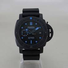 Thumbnail von Panerai Submersible Carbotech Ø 42 mm 2 straps Full Full Full Set Top condition