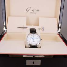 Thumbnail von Glashütte Original Senator Chronograph Panoramadatum Panorama Date Платина Ø 42 мм новые, полный комплект