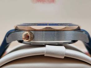 Thumbnail von Omega Seamaster Diver 300 M 42mm 210.22.42.20.03.002 Zifferblatt Blau Sedna Gold/Steel Sehr guter Zustand Komplettset 11-2023