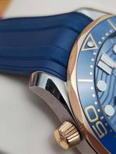 Thumbnail von Omega Seamaster Diver 300 M 42mm 210.22.42.20.03.002 Zifferblatt Blau Sedna Gold/Steel Sehr guter Zustand Komplettset 11-2023
