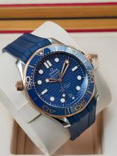 Thumbnail von Omega Seamaster Diver 300 M 42mm 210.22.42.20.03.002 Zifferblatt Blau Sedna Gold/Steel Sehr guter Zustand Komplettset 11-2023