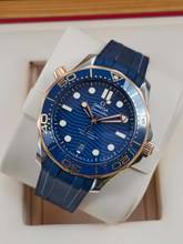 Thumbnail von Omega Seamaster Diver 300 M 42mm 210.22.42.20.03.002 Zifferblatt Blau Sedna Gold/Steel Sehr guter Zustand Komplettset 11-2023