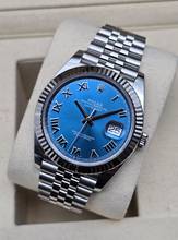 Thumbnail von Rolex Datejust 41 41mm Jubilee 126334 Blue Roman dial / Azzuro Blue Like New Condition Full Set 11-2025