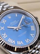Thumbnail von Rolex Datejust 41 41mm Jubilee 126334 Blue Roman dial / Azzuro Blue Like New Condition Full Set 11-2025