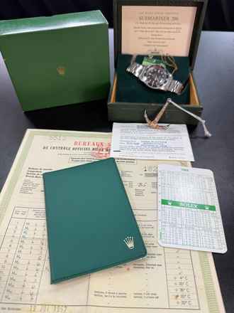 Rolex Submariner (No Date) Meter First door Submariner 1968 Volledige set met dubbele gestempelde papieren!