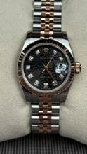 Thumbnail von Rolex Lady-Datejust NOS - partial stickers black diamond dial