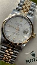 Thumbnail von Rolex Datejust 36 Top Condition silver dial no stretch box and papers