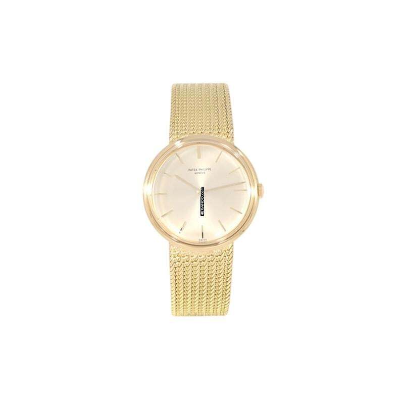 Patek Philippe Calatrava Armbanduhr Calatrava 3416 Handaufzug aus 750 Gelbgold